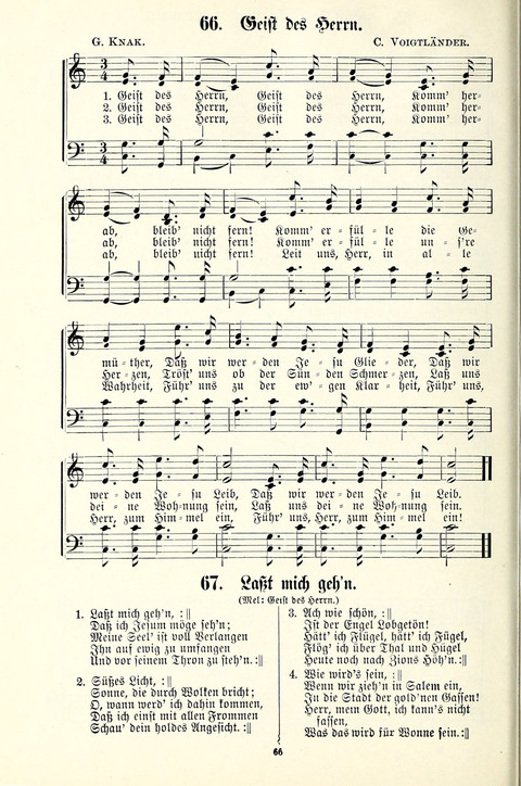Perlen und Blüthen: Liederbuch zum Gebrauch in der Deutsch-Amerikanischen Sonntags-Schule page 64