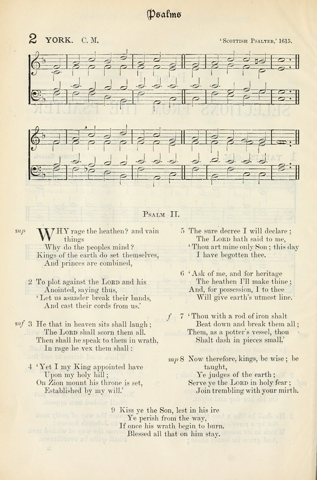 The Presbyterian Book of Praise: approved and commended by the General Assembly of the Presbyterian Church in Canada, with Tunes page 2