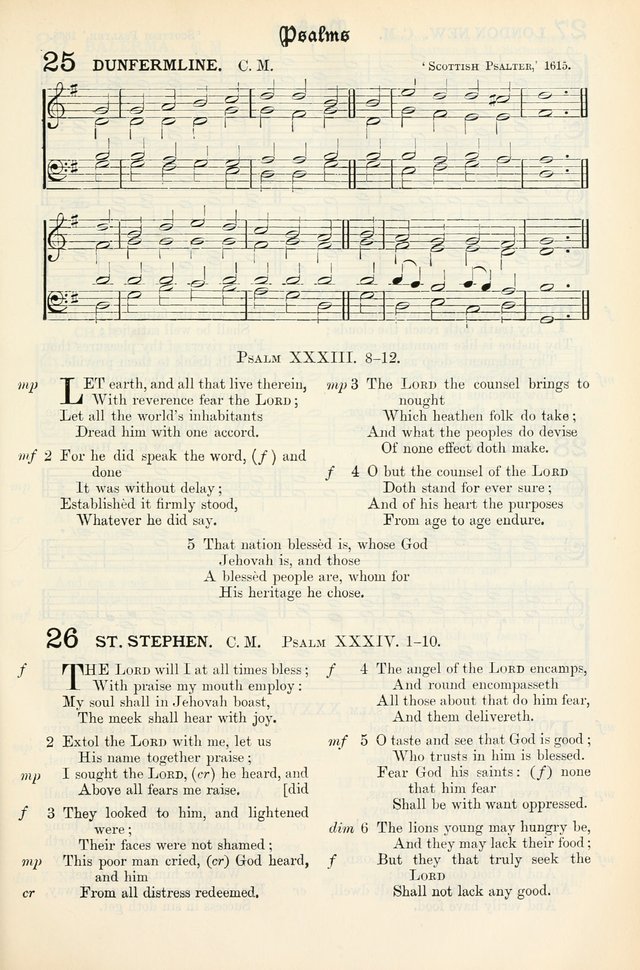 The Presbyterian Book of Praise: approved and commended by the General Assembly of the Presbyterian Church in Canada, with Tunes page 23