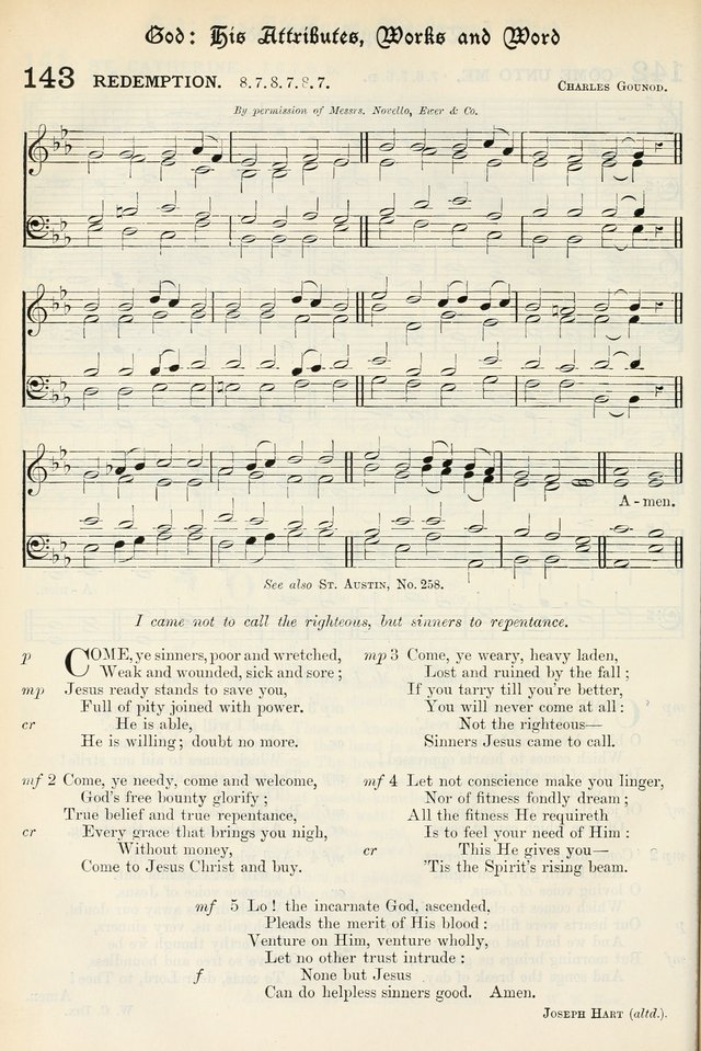 The Presbyterian Book of Praise: approved and commended by the General Assembly of the Presbyterian Church in Canada, with Tunes page 250