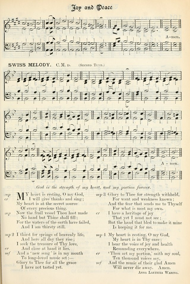The Presbyterian Book of Praise: approved and commended by the General Assembly of the Presbyterian Church in Canada, with Tunes page 297