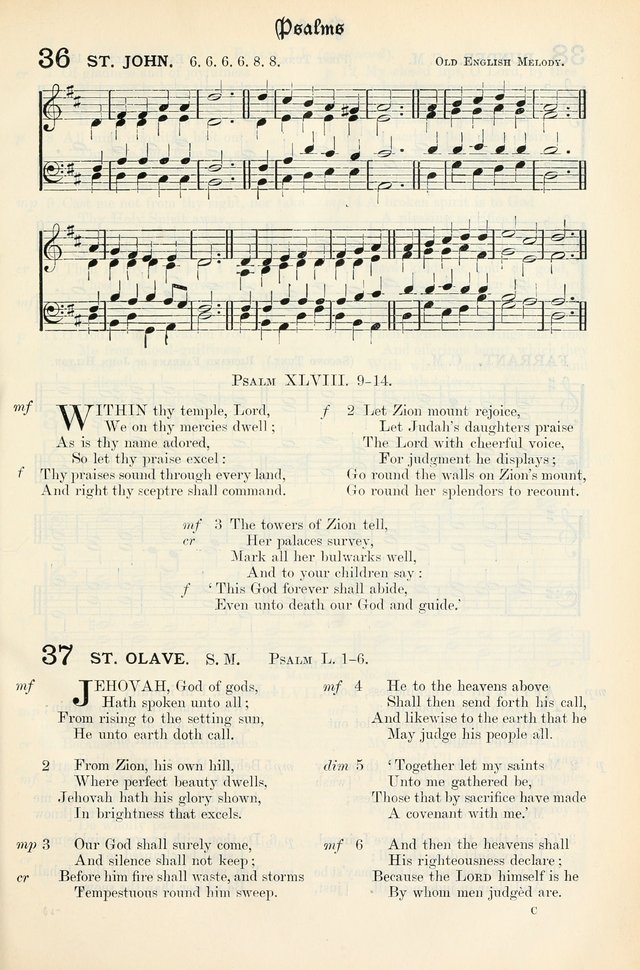 The Presbyterian Book of Praise: approved and commended by the General Assembly of the Presbyterian Church in Canada, with Tunes page 33