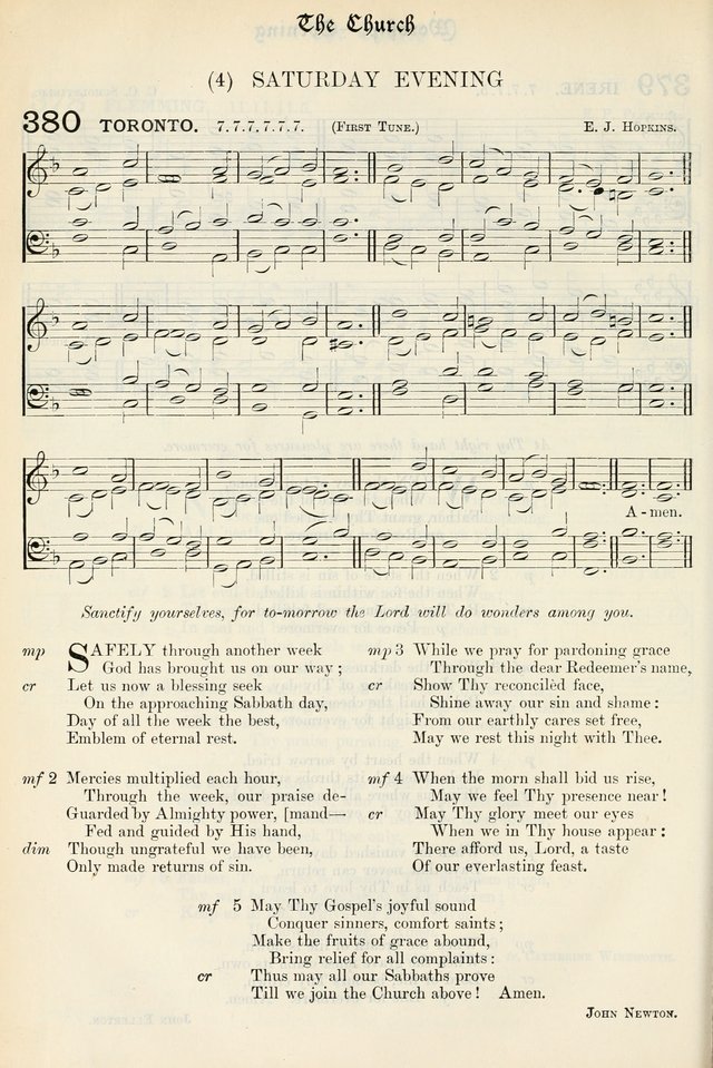 The Presbyterian Book of Praise: approved and commended by the General Assembly of the Presbyterian Church in Canada, with Tunes page 478