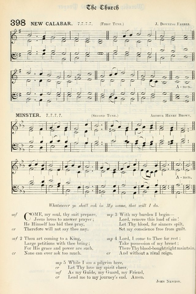 The Presbyterian Book of Praise: approved and commended by the General Assembly of the Presbyterian Church in Canada, with Tunes page 498