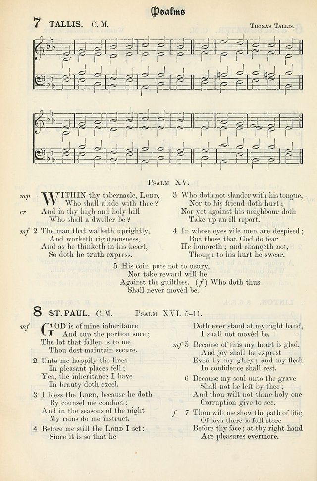 The Presbyterian Book of Praise: approved and commended by the General Assembly of the Presbyterian Church in Canada, with Tunes page 6