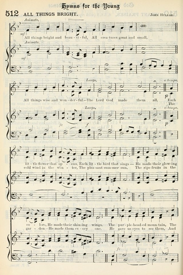 The Presbyterian Book of Praise: approved and commended by the General Assembly of the Presbyterian Church in Canada, with Tunes page 604
