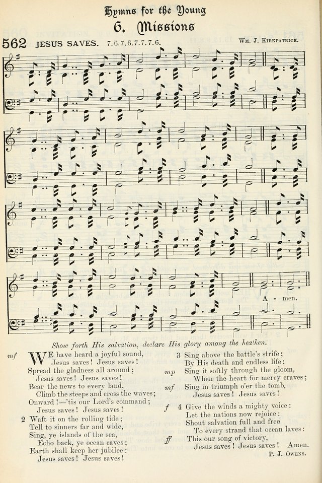 The Presbyterian Book of Praise: approved and commended by the General Assembly of the Presbyterian Church in Canada, with Tunes page 650