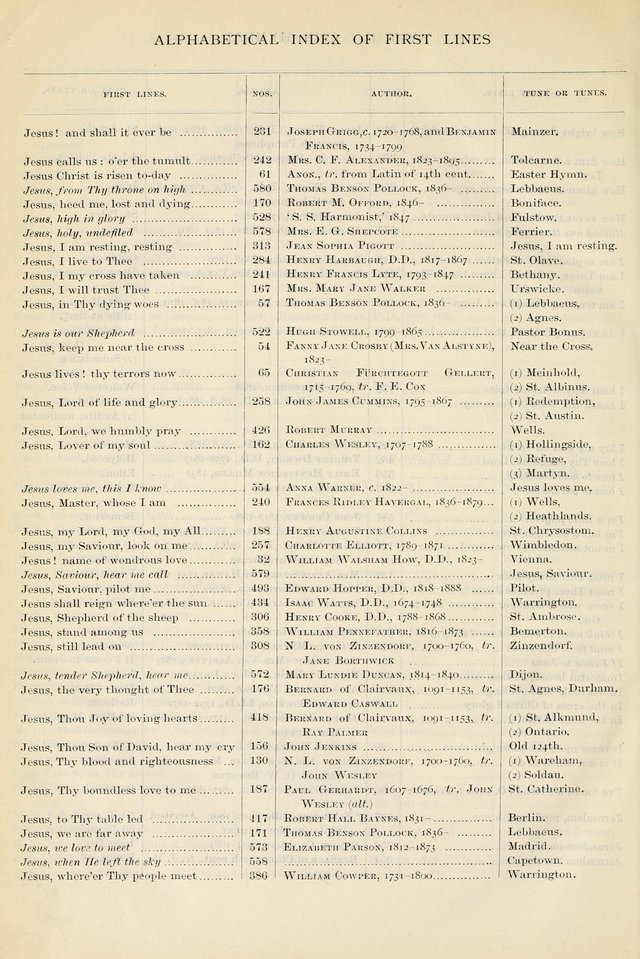 The Presbyterian Book of Praise: approved and commended by the General Assembly of the Presbyterian Church in Canada, with Tunes page 734