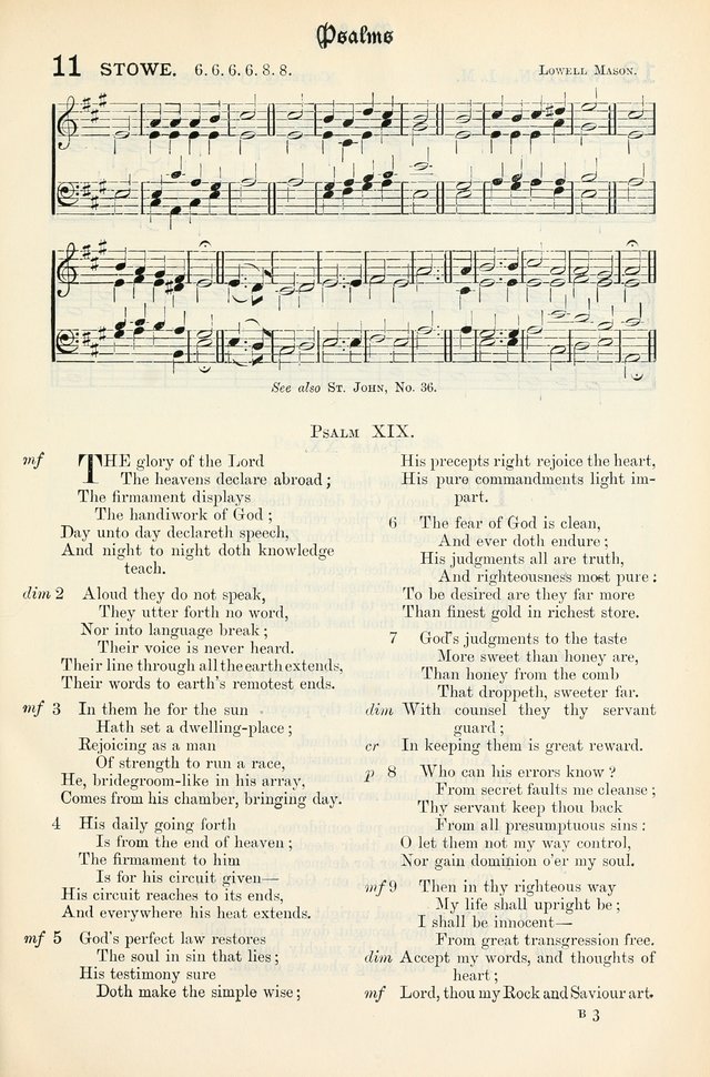 The Presbyterian Book of Praise: approved and commended by the General Assembly of the Presbyterian Church in Canada, with Tunes page 9