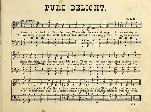 Pure Delight: a collection of Songs and Services for Sunday Schools page 3