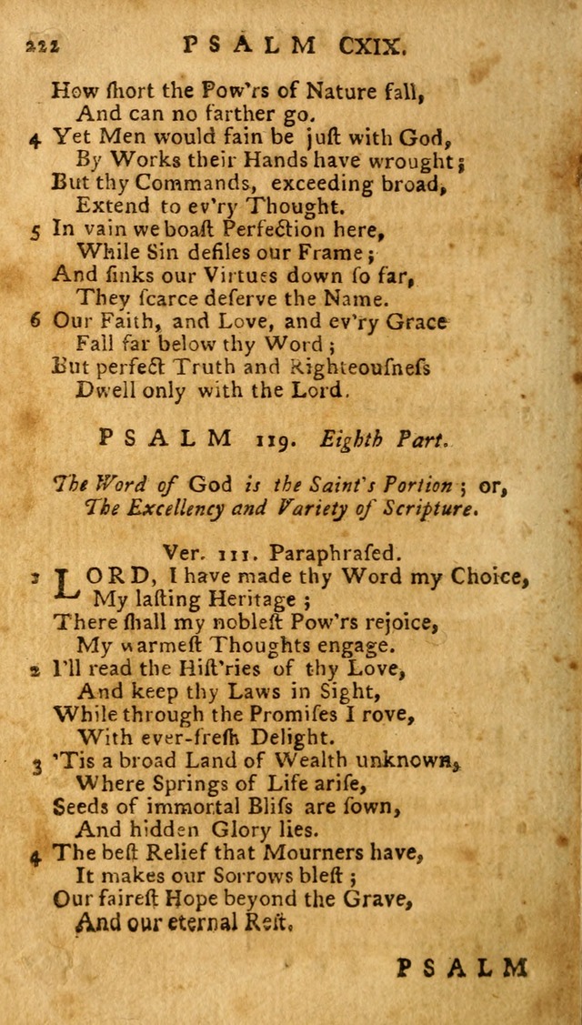 The Psalms of David: imitated in the language of the New Testament. page 222