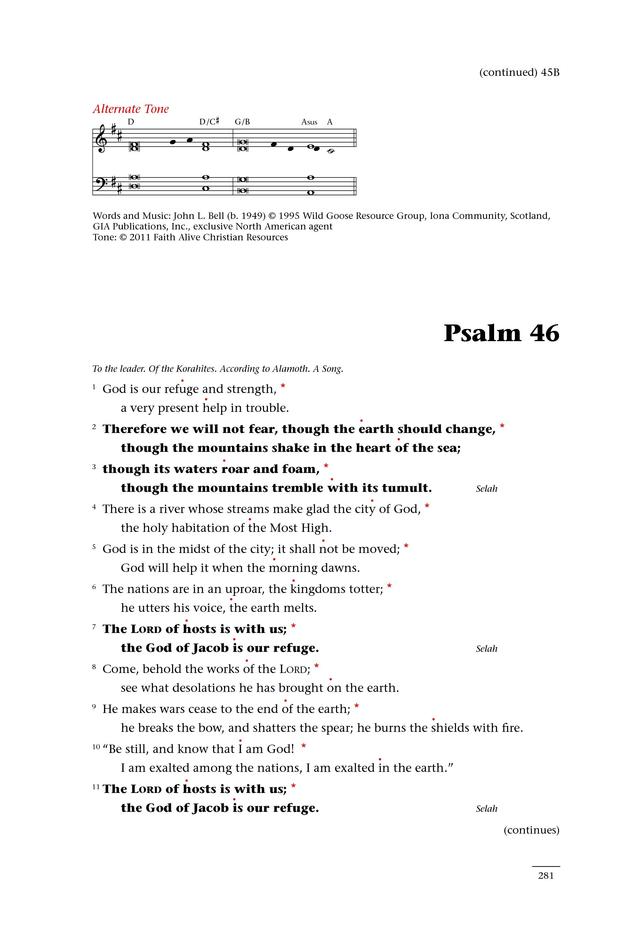 Psalms for All Seasons: a complete Psalter for worship page 281