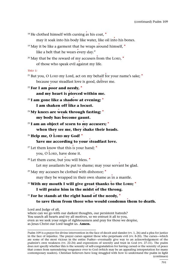 Psalms for All Seasons: a complete Psalter for worship page 703
