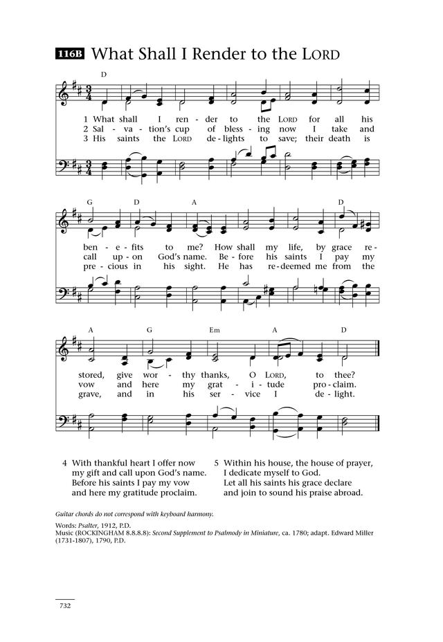 Psalms for All Seasons: a complete Psalter for worship page 734
