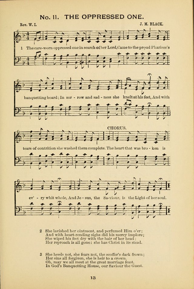 Precious Gems No. 1: for Revival Meetings, Sabbath-schools, Church Services, and Devotional Singing page 12