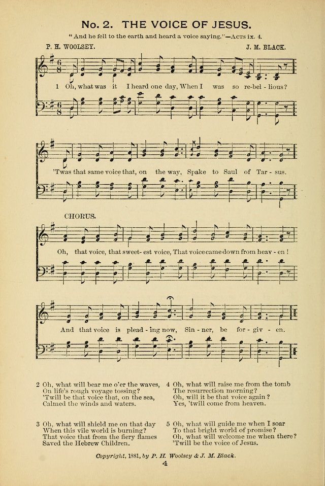 Precious Gems No. 1: for Revival Meetings, Sabbath-schools, Church Services, and Devotional Singing page 3