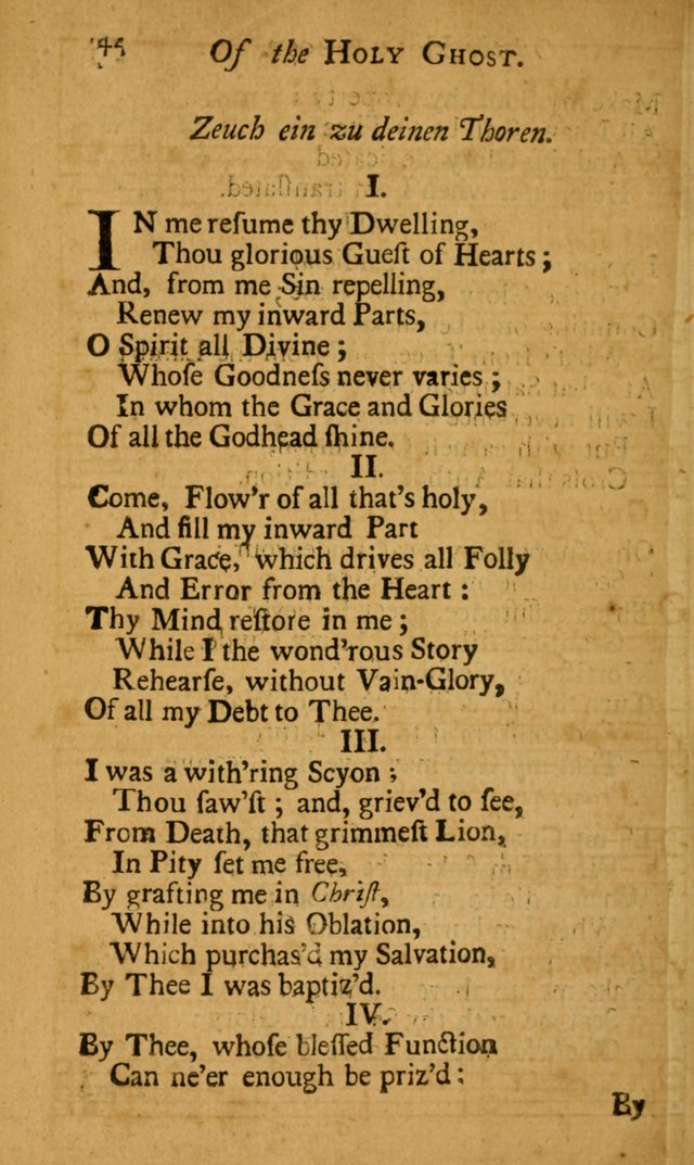 Psalmodia Germanica: or, The German Psalmody: translated from the high Dutch together with their proper tunes and thorough bass (2nd ed., corr. and enl.) page 78
