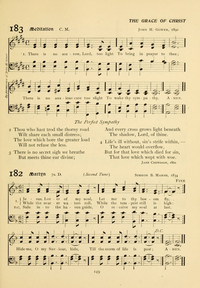 The Pilgrim Hymnal page 149
