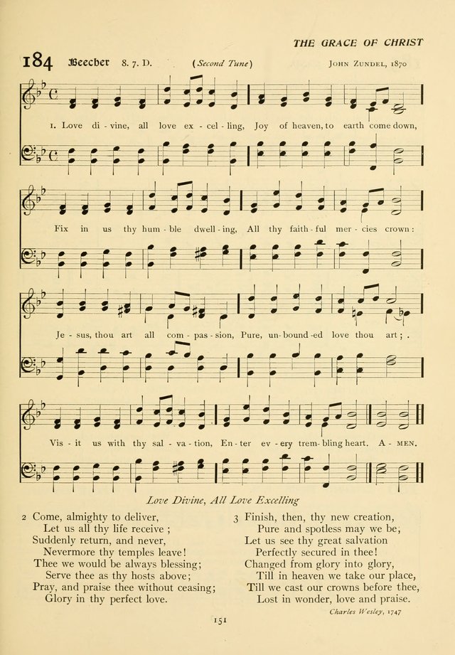 The Pilgrim Hymnal page 151