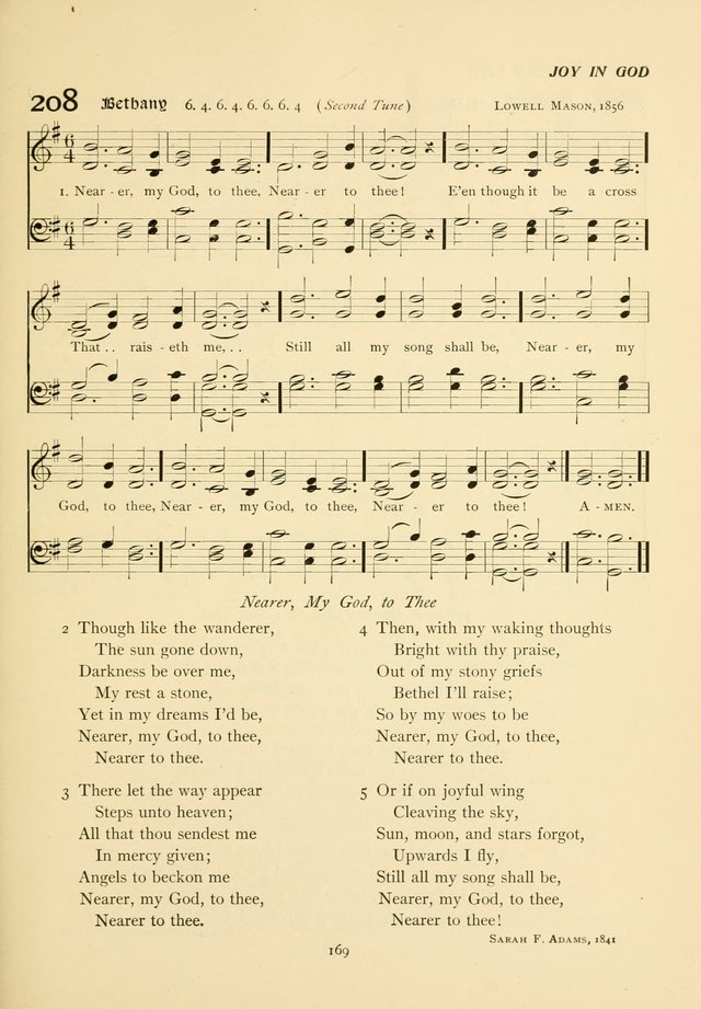 The Pilgrim Hymnal page 169