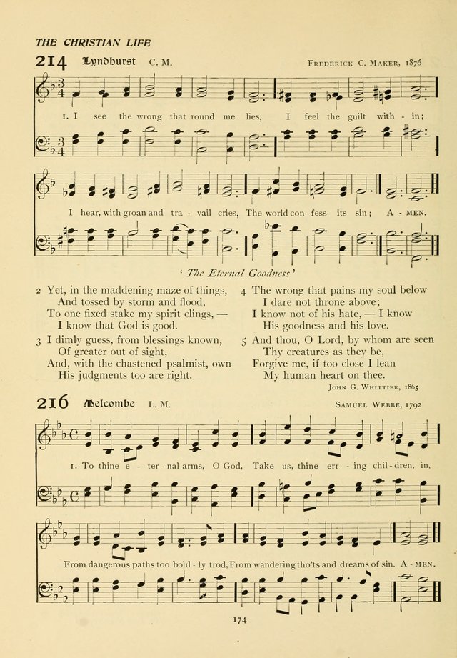 The Pilgrim Hymnal page 174