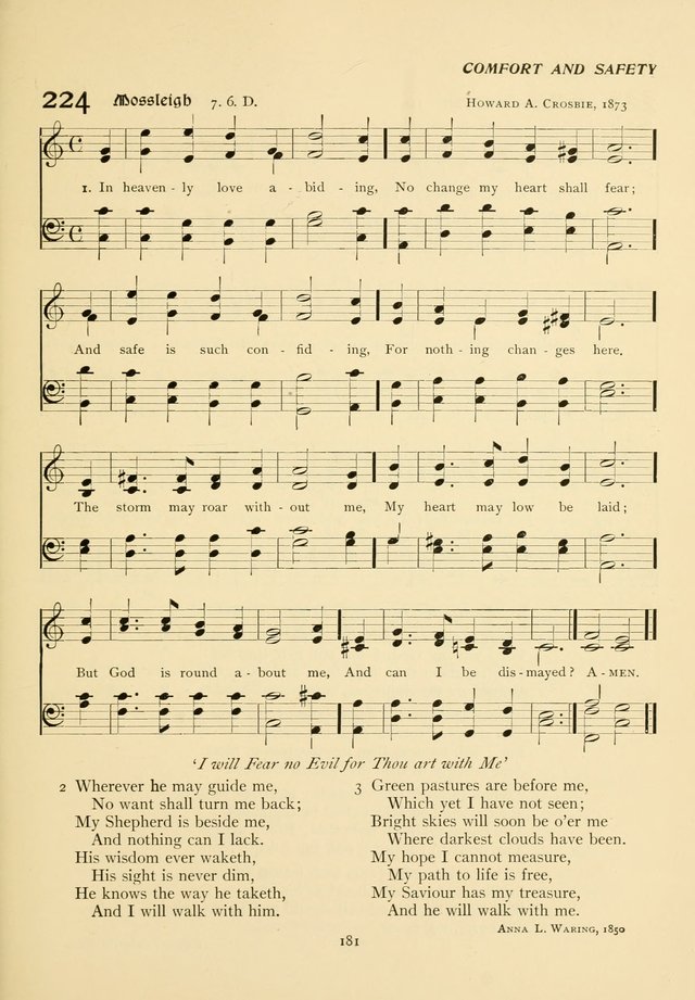 The Pilgrim Hymnal page 181