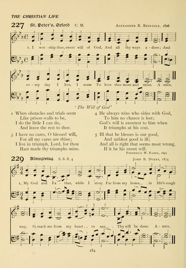 The Pilgrim Hymnal page 184