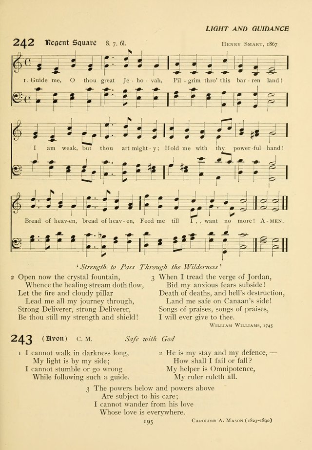 The Pilgrim Hymnal page 195