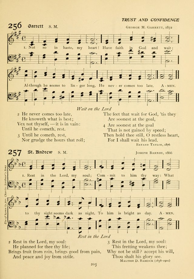 The Pilgrim Hymnal page 205
