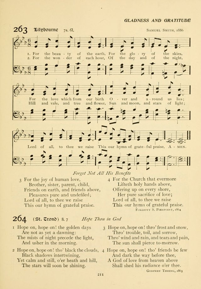 The Pilgrim Hymnal page 211