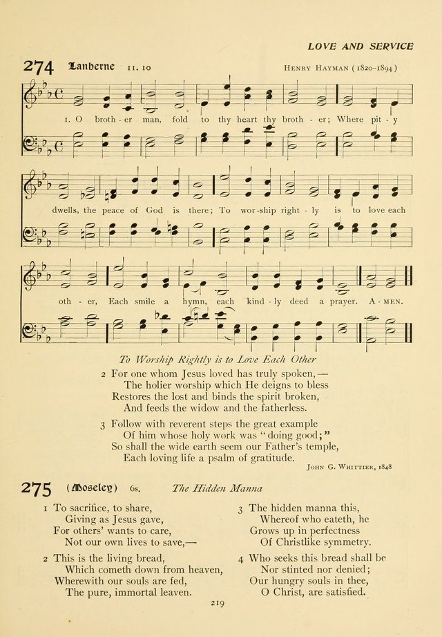 The Pilgrim Hymnal page 219