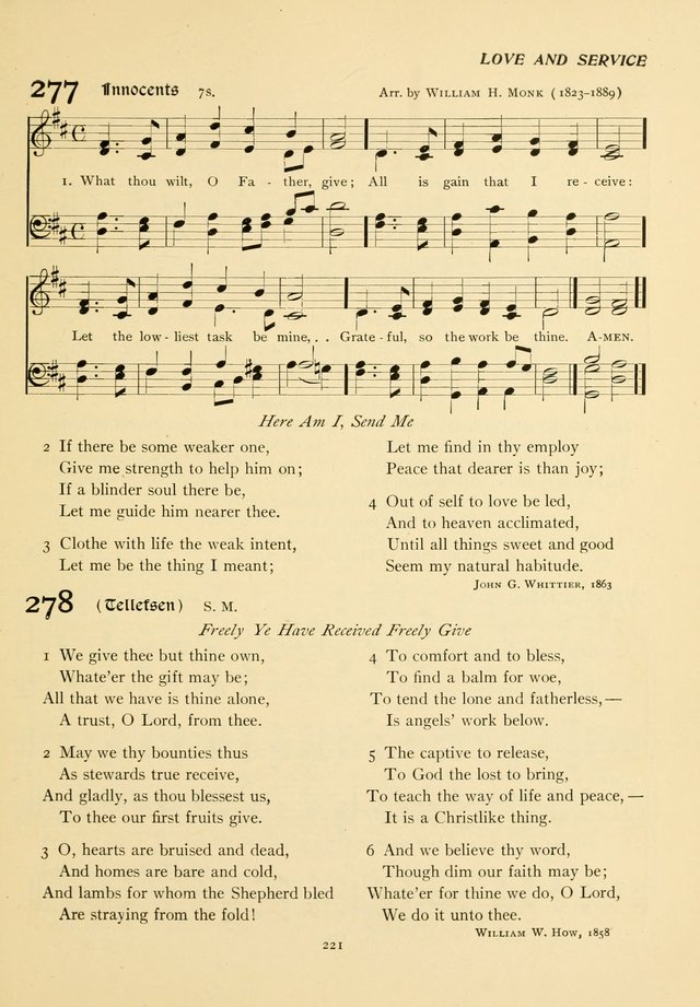 The Pilgrim Hymnal page 221
