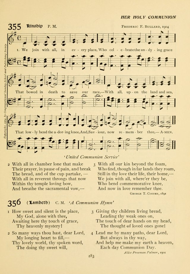 The Pilgrim Hymnal page 283