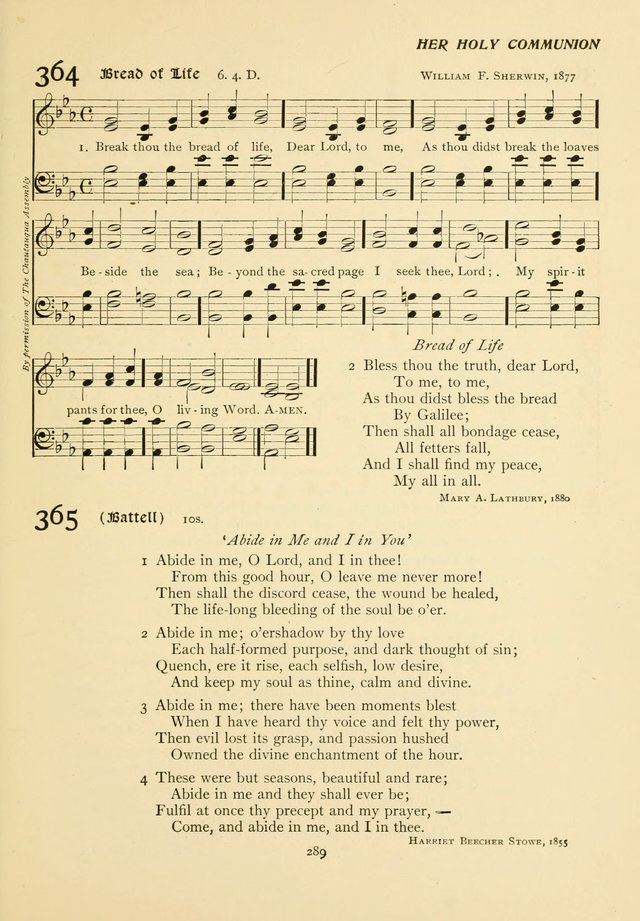 The Pilgrim Hymnal page 289