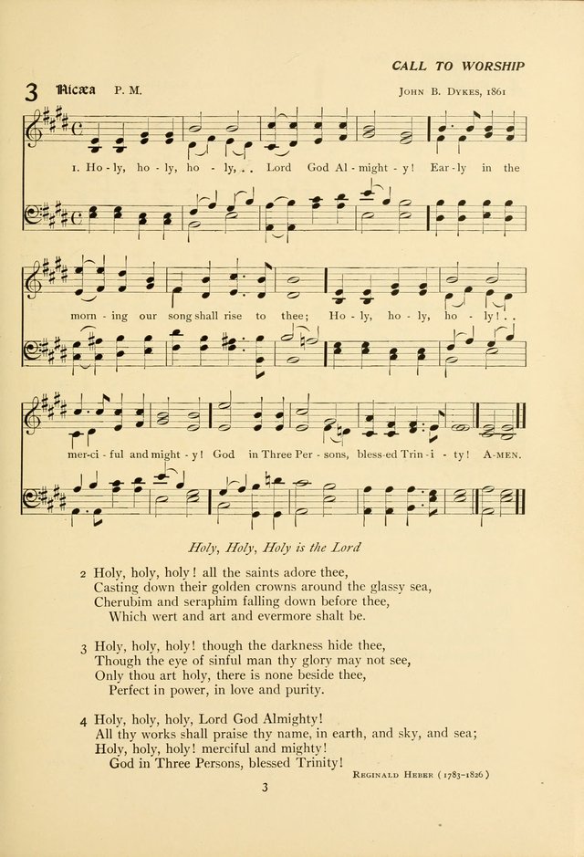 The Pilgrim Hymnal page 3