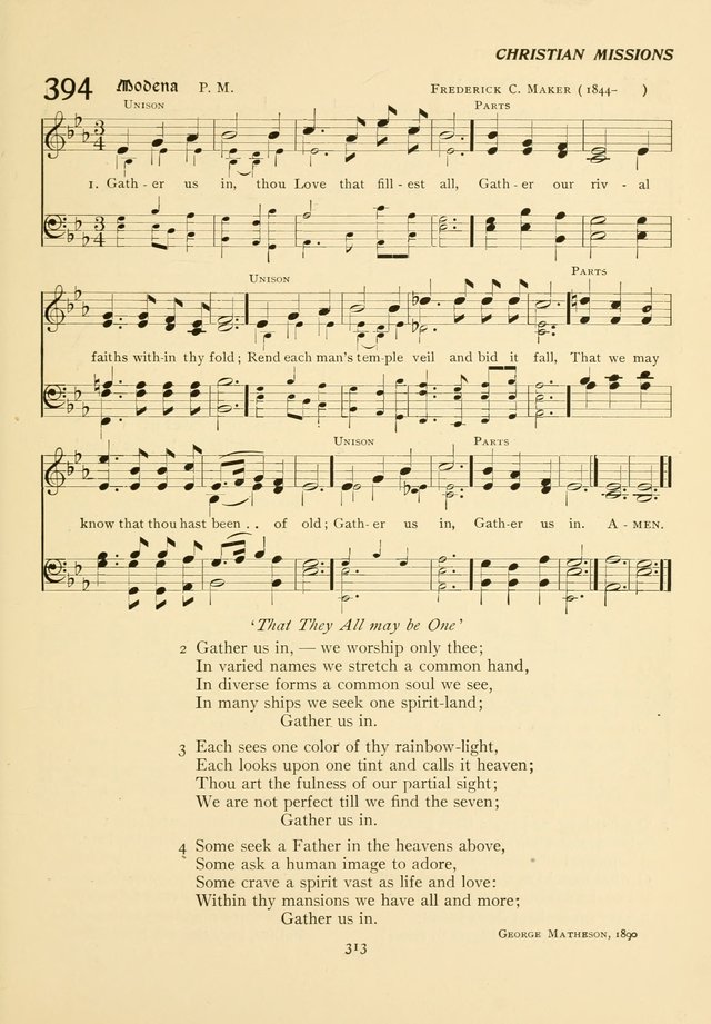The Pilgrim Hymnal page 313