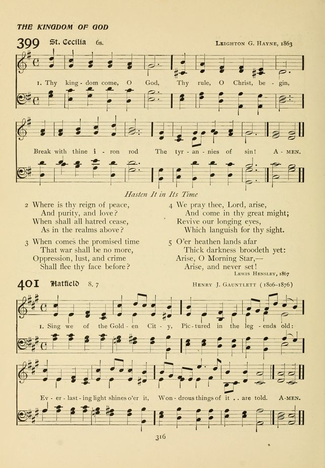 The Pilgrim Hymnal page 316
