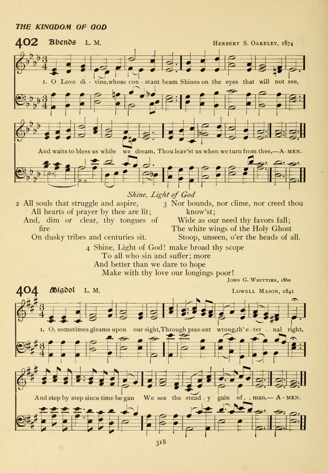The Pilgrim Hymnal page 318
