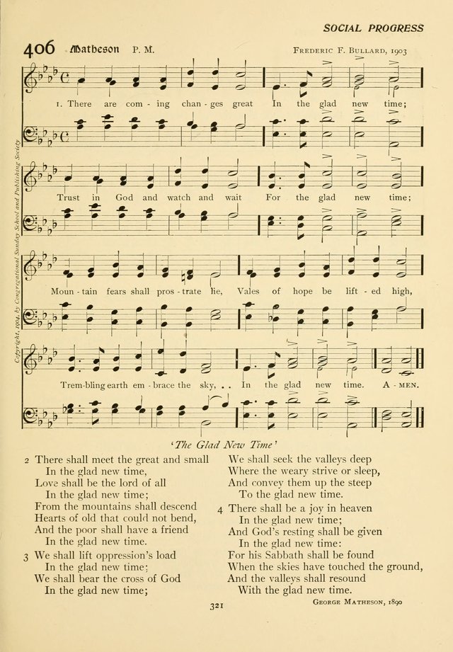 The Pilgrim Hymnal page 321