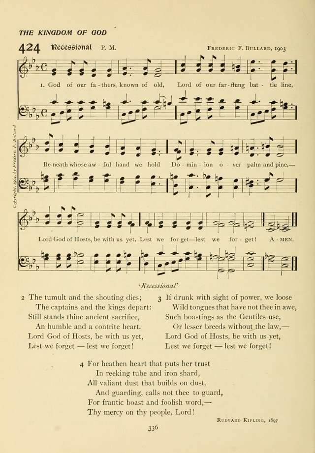 The Pilgrim Hymnal page 336