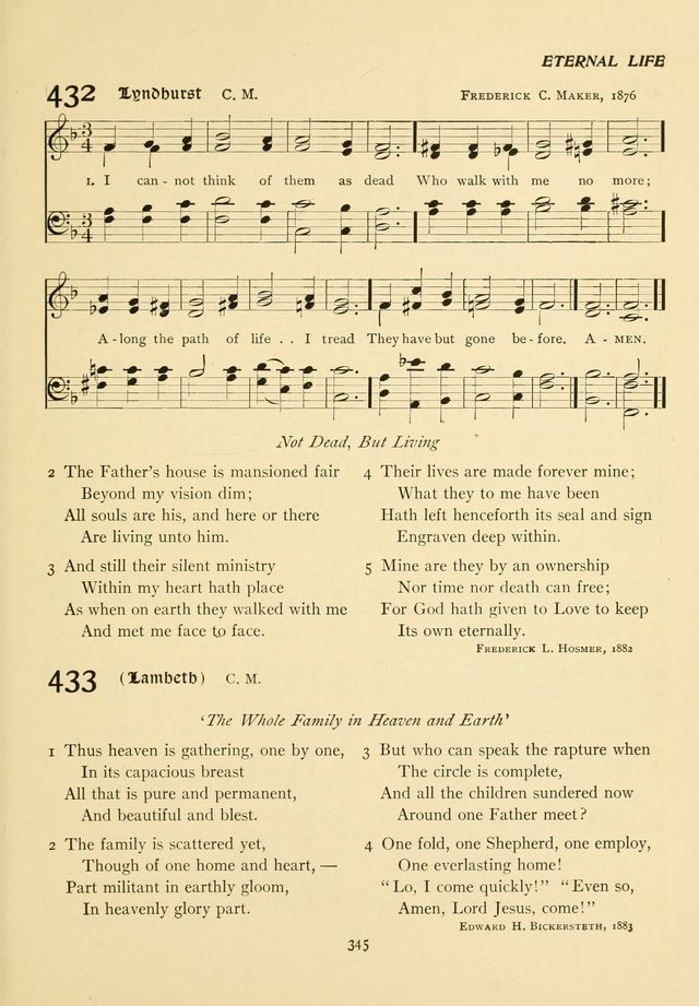 The Pilgrim Hymnal page 345