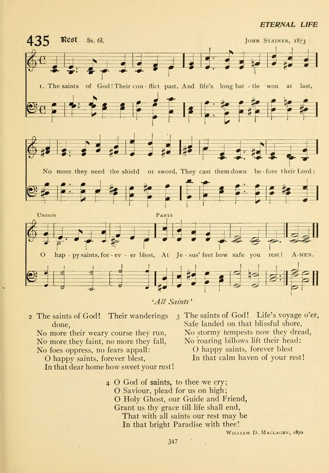 The Pilgrim Hymnal page 347