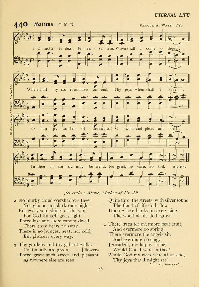 The Pilgrim Hymnal page 351