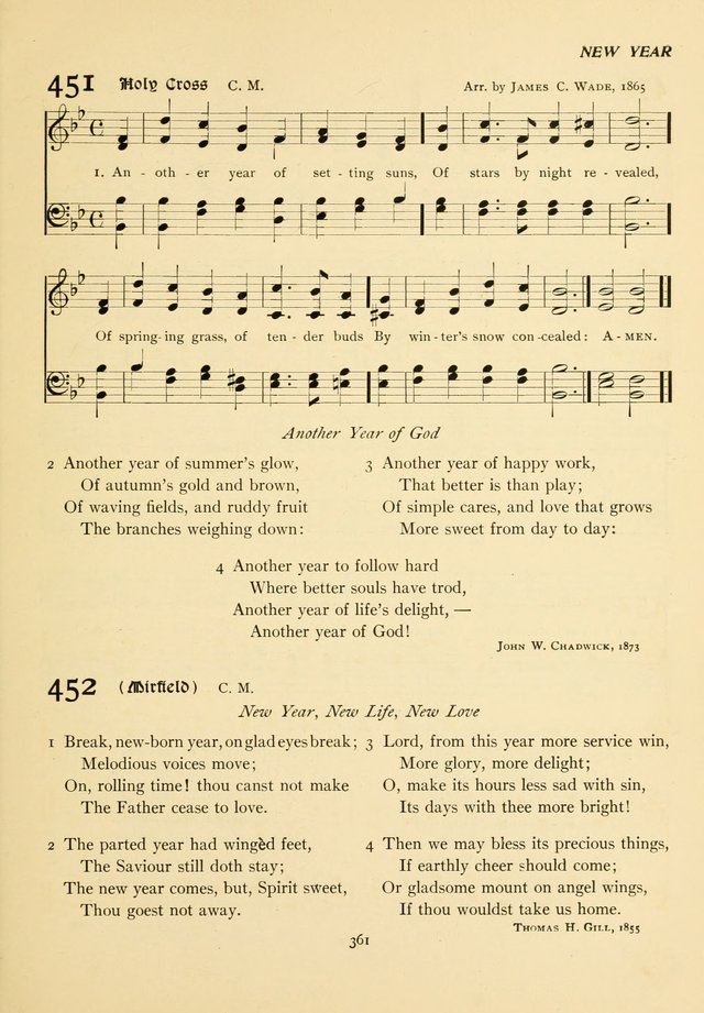 The Pilgrim Hymnal page 361