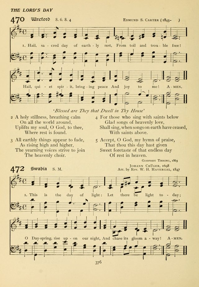 The Pilgrim Hymnal page 376