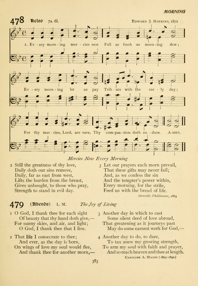 The Pilgrim Hymnal page 383