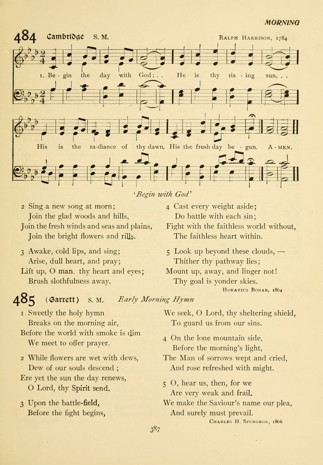 The Pilgrim Hymnal page 387