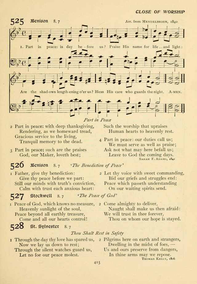 The Pilgrim Hymnal page 415