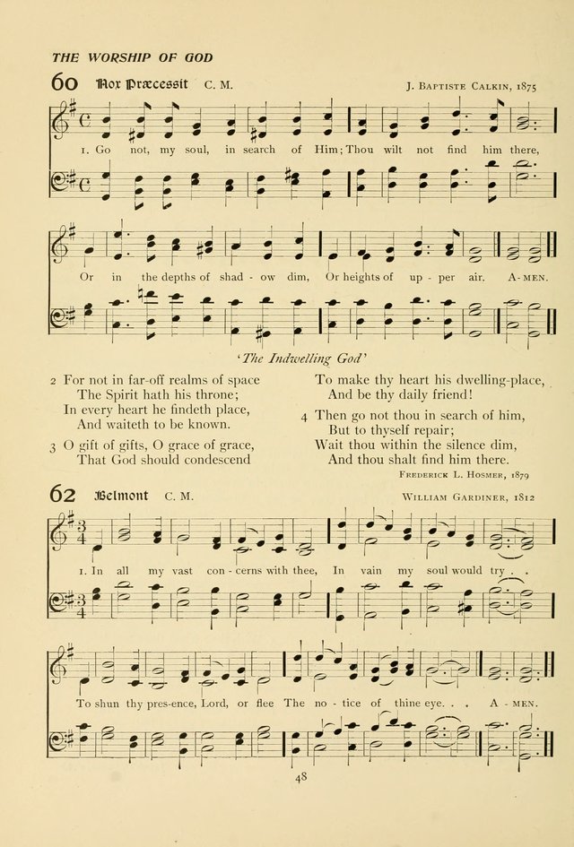 The Pilgrim Hymnal page 48