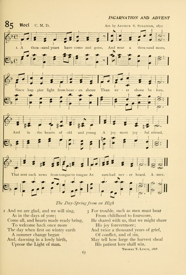 The Pilgrim Hymnal page 67